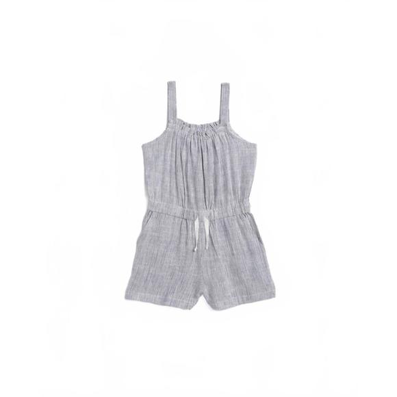 NEW SPLENDID girl's ocean cottage romper in railroad stripe - Picture 1 of 2